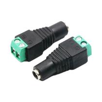 Conector Fêmea De Energia DC 5.5 X 2.1 2.5mm Para Luz De Faixa LED 3528 5050 5630 5730 Adaptador
