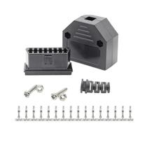 Conector Femea Obd2 16 Pinos Para Montar Cabo Com Pinos