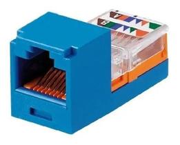 Conector Fêmea Panduit CJ588BU RJ45 CAT5e Blue