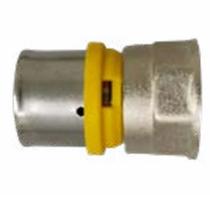 Conector Fêmea Prensar Gás 20MMX1/2" Multicamada Sferagas Kit com 10 unidades