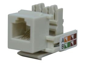 Conector Fêmea RJ11 CAT3 6x4 Hikari - Conjunto 10 Peças