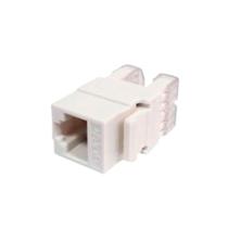 Conector Fêmea RJ45 - Cat 6 - Keystone - Branco - WT-2002 Conector Fêmea RJ45 - Cat 6 - Keystone - Branco - WT-2002