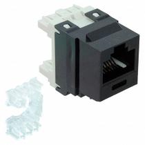 Conector Fêmea RJ45 UTP Keystone Cat6 Preto Panduit NK688MBL Conector Fêmea RJ45 UTP Keystone Cat6 Preto Panduit NK688MBL