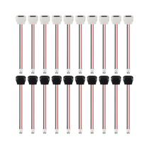 Conector Fêmea Tipo-C Para Chassi, 20 Peças, USB-C 2P, Conector De Crimpagem Direta, Porta De - AOKIN