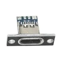 Conector Fêmea Tipo-C USB 3.1 Jack 10pcs Porta De Carregamento De 2/4 Pinos Com Placa De Fixação