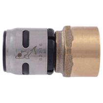 Conector feminino SharkBite Evo, encaixe de pressão de 3/4", pacote com 6