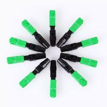 Conector Fibra Optica Sc/apc 2flex Homologado 100un+gabarito