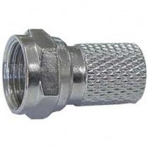 Conector Fio Coaxial Com Rosca Rengave Rg-06 Com 10 Pecas