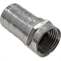 Conector Fio Coaxial Foxlux Compressao Rg-59 Pacote Com 20 Pecas
