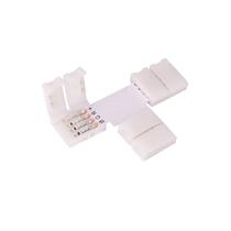 Conector Fita Led 8mm Tipo T - 4 Vias - RGB - 20 unidades Conector Fita Led 8mm Tipo T - 4 Vias - RGB - 20 unidades