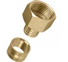 Conector Fixa Fêmea PEX Água 16X1/2"Kit c/ 12-Emmeti