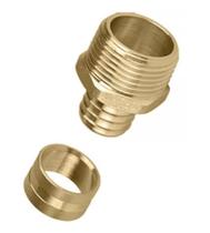 Conector Fixa Macho PEX Água 16X1/2" Kit c/ 20 - Emmeti Conector Fixa Macho PEX Água 16X1/2" Kit c/ 20 - Emmeti