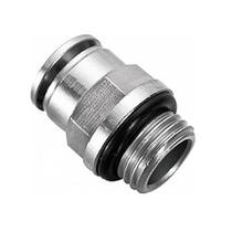 Conector Fluir 1/2 x 12 mm Rosca Macho Engate Metal