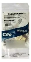 Conector Furukawa Multilan Keystone Cat.5e, Rj45 Kit C/10 Un Conector Furukawa Multilan Keystone Cat.5e, Rj45 Kit C/10 Un