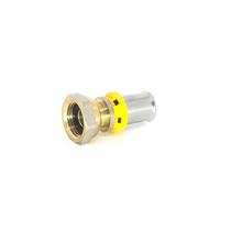 Conector Gás Tubo Multicamada Prensar 16mm X 1/2 Fêmea Movel