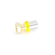 Conector Gás Tubo Multicamada Prensar 20mm X 1/2 Fêmea Movel