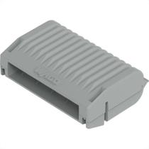 Conector Gelbox Wago 4Mm Cinza Tamanho 3 207-1333 - Kit C/3