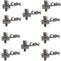 Conector Grampo Para Aterramento Em Energia Solar - 10 Peças