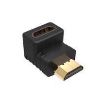 Conector HDMI Macho X Fêmea 90 Graus - Lelong Conector HDMI Macho X Fêmea 90 Graus - Lelong