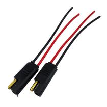 Conector Home Teather 2 vias Emborachado com fio 1,5mm Preto Chicote Plug Para Caixa Par Anti Erro Reforçado Resistente