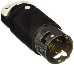 Conector Hubbell CS8365C 50A 250V AC 3P 4W com bloqueio OEM genuíno