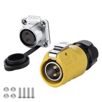 Conector impermeável CNLINKO LP-20 IP68 Circular M20 de 2 pinos