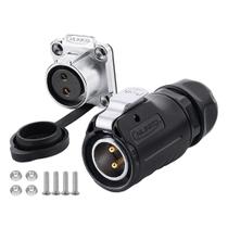 Conector impermeável CNLINKO LP20 Series IP68 20A 500V 2 pinos