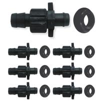 Conector Inicial 16mm c/ Rosca + Chula Anel de Vedação-10und