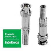 Conector intelbras Bnc Mola Conex 1000 Cftv - 10 peças