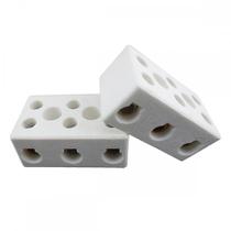 Conector Interneed Porcelana 16Mm Trifasico - Kit C/10 Unidades Conector Interneed Porcelana 16Mm Trifasico - Kit C/10 Unidades