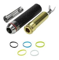 Conector J10 P10 Fêmea Estereo C/mola J10 Profissional Cores