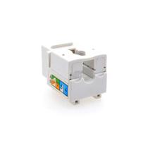 Conector Keystone Fêmea Modular Jack Rj45 Cat6 8 Pino