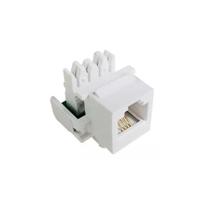 Conector Keystone RJ11 4 Pinos Branco Qm99045.00 Qtmov 2 Unidades BRANCO