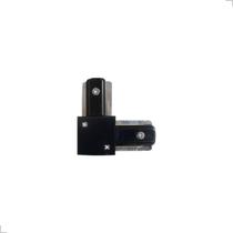 Conector L Emenda Para Trilho Eletrificado Preto