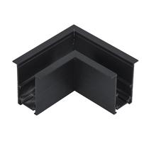 Conector L Preto Trilho Magnético IP20 Gaya
