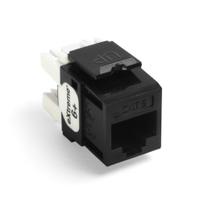 Conector Leviton Extreme Cat 6 QuickPort 61110-OE6 Preto x10 Conector Leviton Extreme Cat 6 QuickPort 61110-OE6 Preto x10