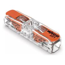 Conector Linha com 2 Condutores 2,5mm 4mm 221-2411 - Wago
