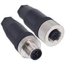 Conector Lonlonty M12 de 5 pinos macho e fêmea Aviation IP67