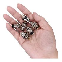 Conector M12 8 Pinos Femea Para Porta Painel Ou Sensor