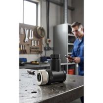 Conector M12 Fêmea Angular 4 Pinos PG7 Proteção IP67