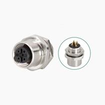 Conector m12 painel 5 pinos femea Conector m12 painel 5 pinos femea
