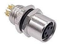 Conector m8 painel 4 pinos femea