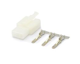Conector Macho 3 Vias - CKS-DJ7031A-2-8-11 Conector Macho 3 Vias - CKS-DJ7031A-2-8-11
