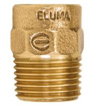 Conector Macho de Cobre Bronze 104mm x 4" Sem Anel Eluma