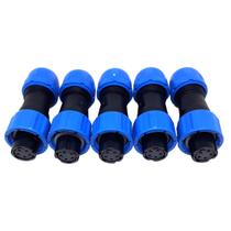 Conector Macho+Fêmea Prova De Água Proteção Ip67/68 Modelo Sp1110 2 Pinos Rg11 Corrente Máx. 5A Conector Macho+Fêmea Prova De Água Proteção Ip67/68 Modelo Sp1110 2 Pinos Rg11 Corrente Máx. 5A