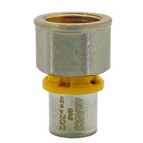 Conector Macho Fixo Amanco Gás DN 20 mm x 3/4" NPT