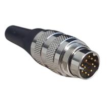 Conector Macho M16 Com Rosca 12 Pinos Metálico IP65 J09F-12K Conector Macho M16 Com Rosca 12 Pinos Metálico IP65 J09F-12K