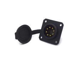 Conector Macho para Painel com Base Quadrada 8 Vias - JAB/P8P - Melro