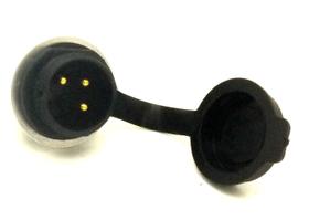 Conector Macho para Painel com Base Redonda 3 Vias - JA/P3-4P - Melro