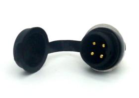 Conector Macho para Painel com Base Redonda 4 Vias - JA/P4P - Melro